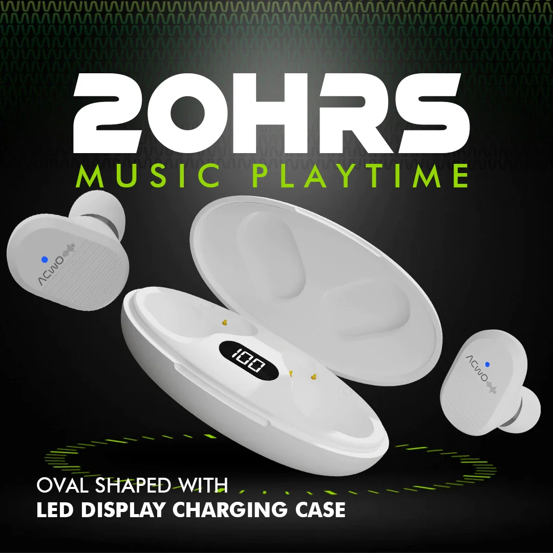 DwOTS 101 Wireless Earbuds White - Image 19