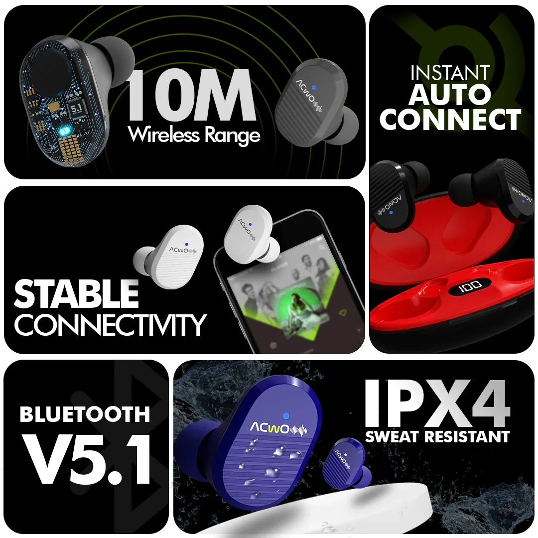 DwOTS 101 Wireless Earbuds White - Image 22