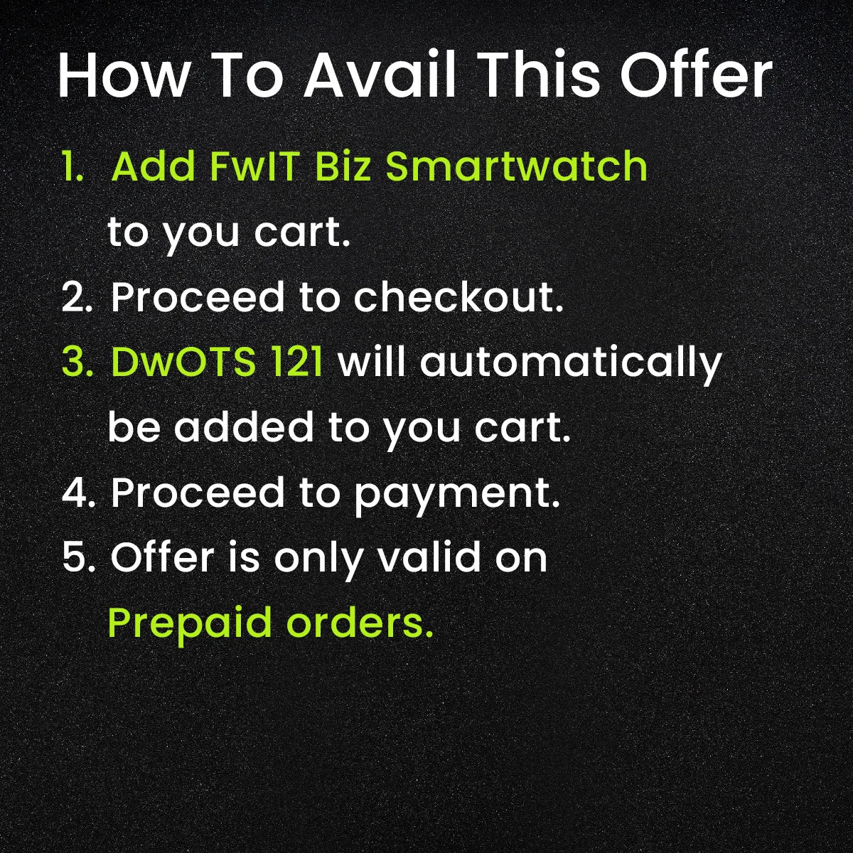 Buy FwIT Biz Smartwatch, Get DwOTS 121 Earbuds Free - Image 8