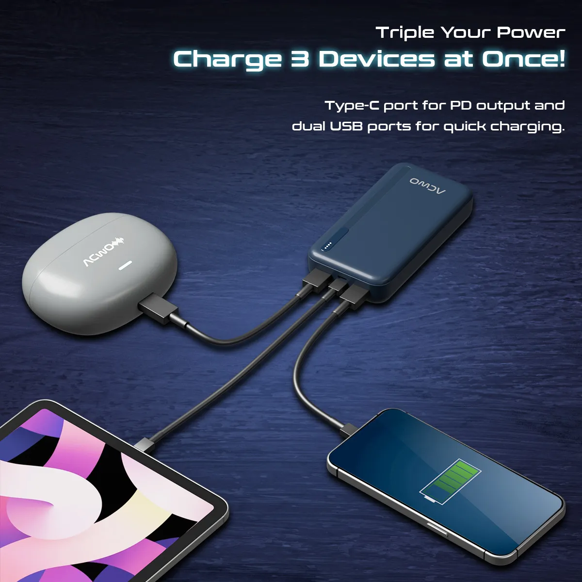 POwER 721 - 20000 mAh Fast Charging [ Portable Powerbank ] - Image 4