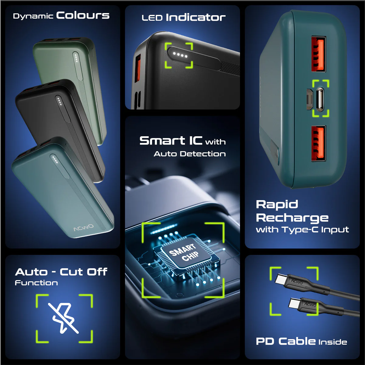 POwER 721 - 20000 mAh Fast Charging [ Portable Powerbank ] - Image 17