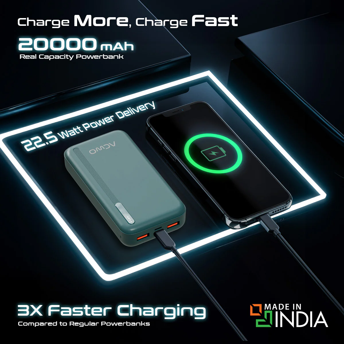 POwER 721 - 20000 mAh Fast Charging [ Portable Powerbank ] - Image 10