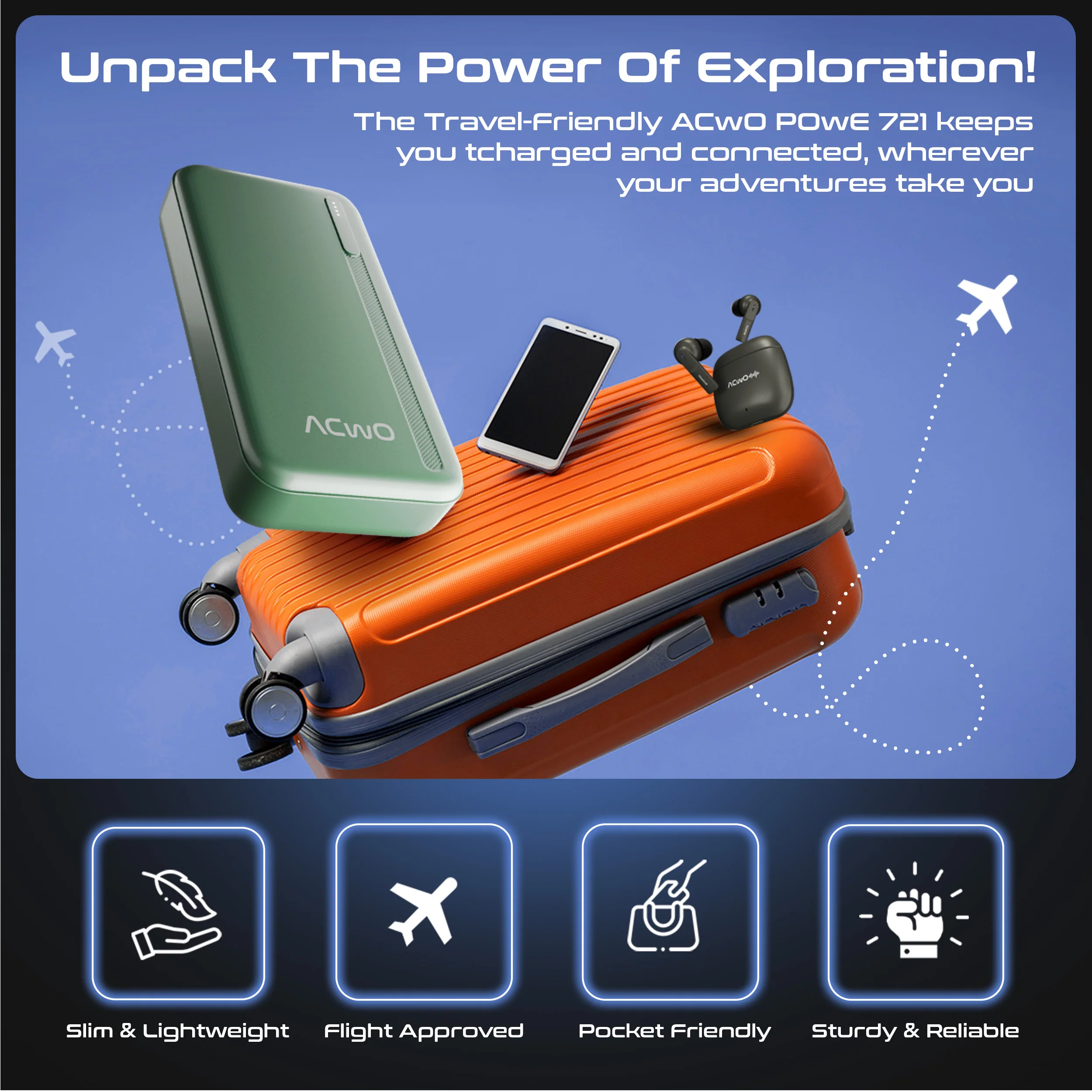 POwER 721 - 20000 mAh Fast Charging [ Portable Powerbank ] - Image 16