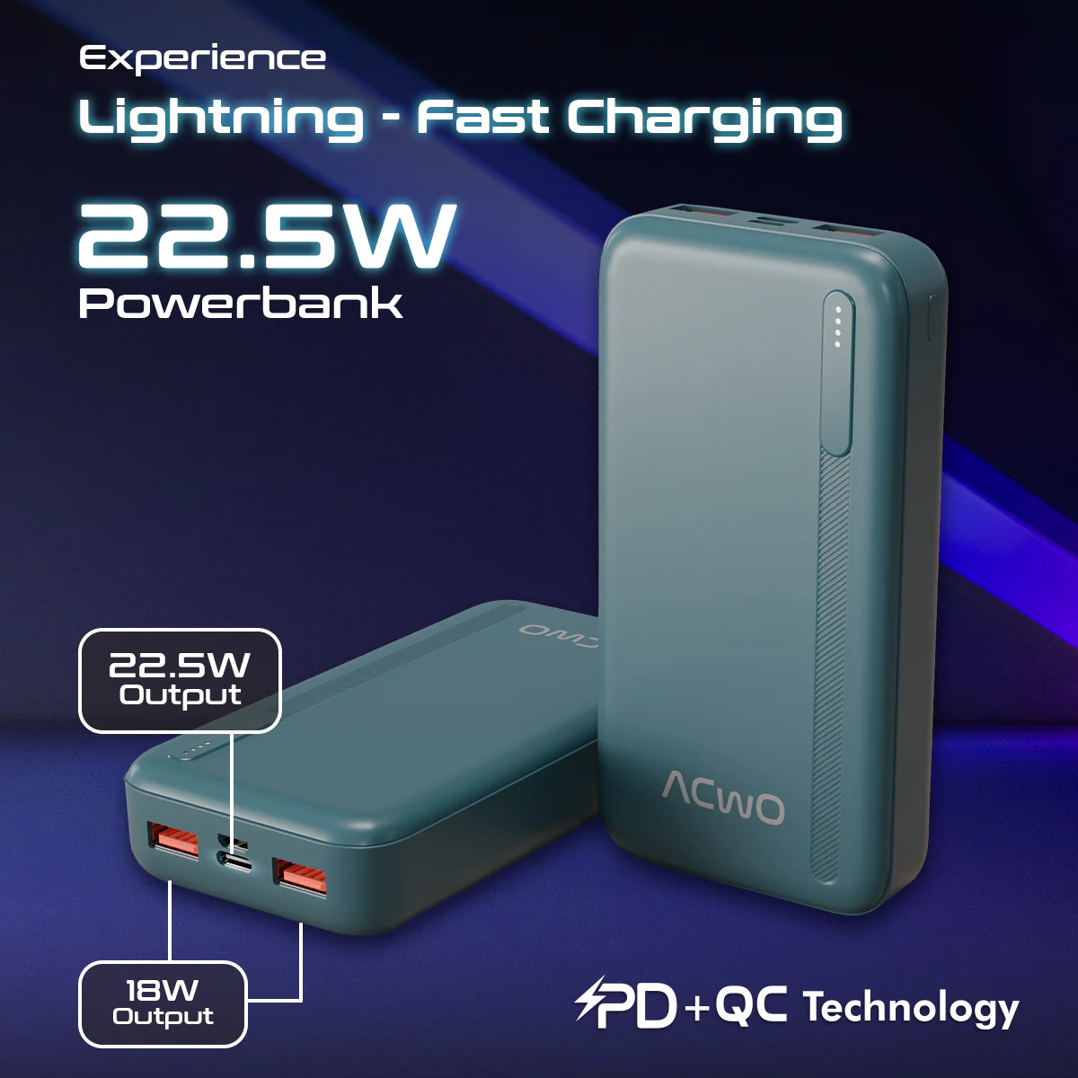 POwER 721 - 20000 mAh Fast Charging [ Portable Powerbank ] - Image 23